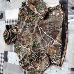Men's Realtree Tech Hoodie with Face Gaiter LARGE new with tags